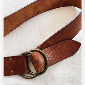 Brown Leather Salvatori Belt vintage